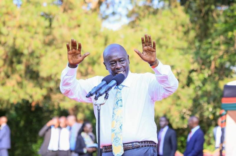 File image of Deputy President Rigathi Gachagua.